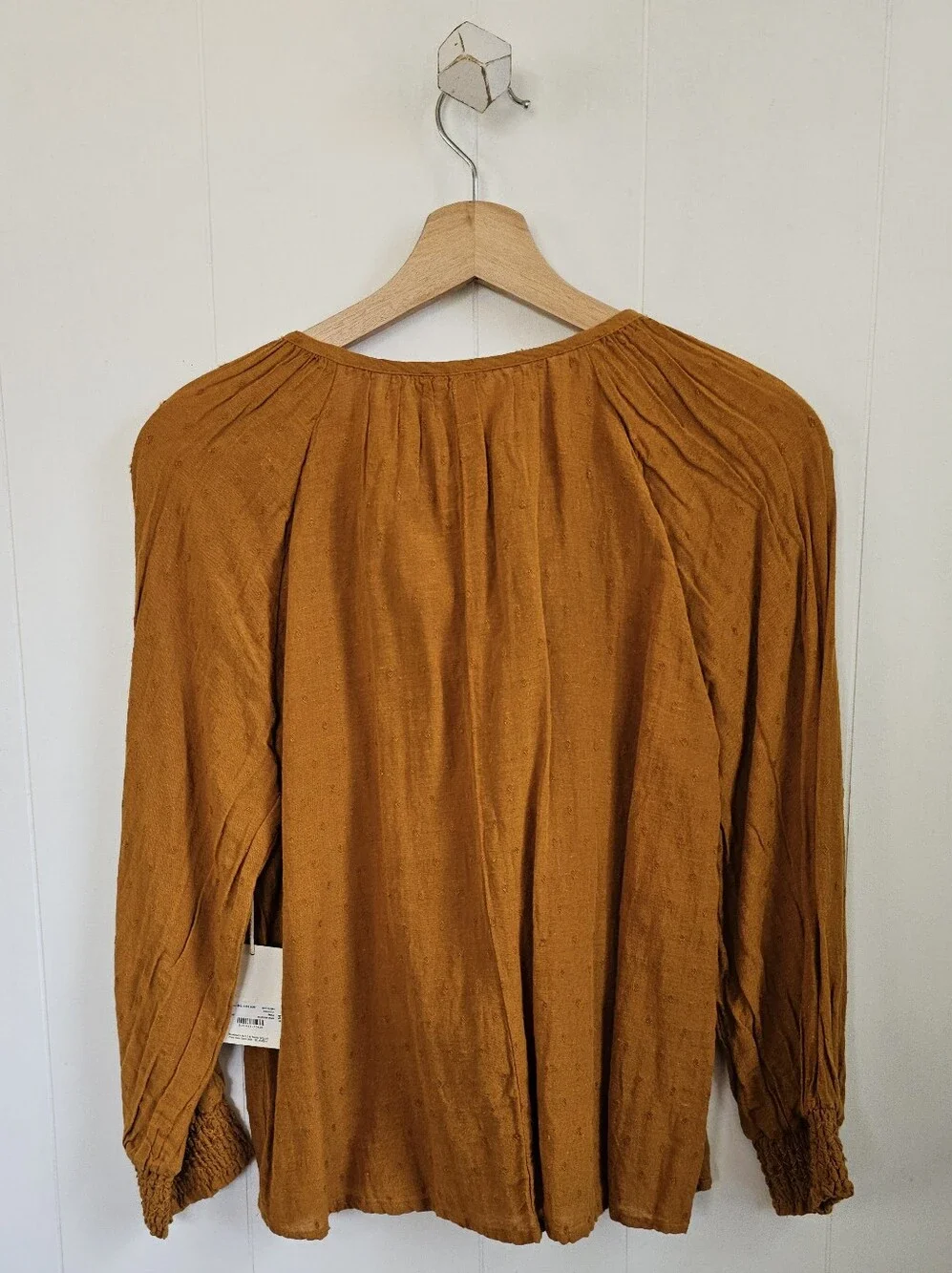 a.n.a Tie-Front Peasant Top
